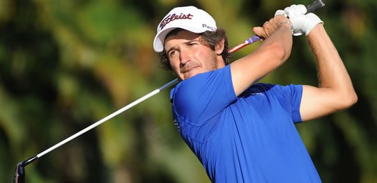 El argentino Julián Etulain es el mejor latinoamericano tras la primera ronda del Torneo Clasificatorio que el PGA TOUR Latinoamérica realiza desde hoy en Sebring, Florida. Comparte el tercer lugar con otros tres jugadores que hoy hicieron 69. Crédito: Enrique Berardi/PGA TOUR