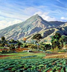 Cabré pintaba desde el Caracas Country Club