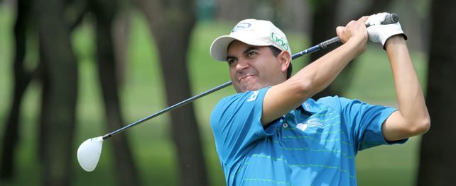 El venezolano Otto Solís durante la tercera ronda de la Final de la Serie de Desarrollo Samsung en el Country Club La Planicie en Lima, Perú. Walter Mendiola/PGA TOUR