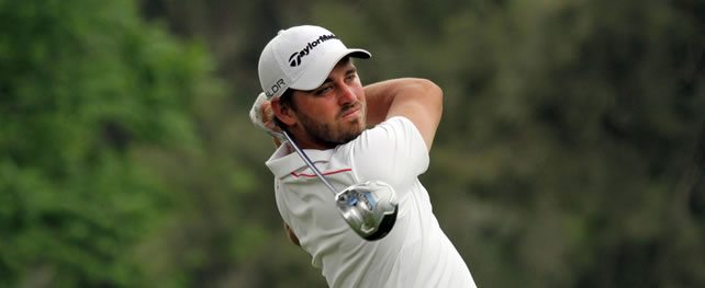 LIMA, PERÚ ENERO 15, 2014: El argentino Gato Zarlenga en acción durante la segunda ronda del primer Torneo de Clasificación para la temporada 2014 del NEC Series-PGA TOUR Latinoamérica en el Country Club La Planicie en Lima, Perú. (Walter Mendiola/PGA TOUR)