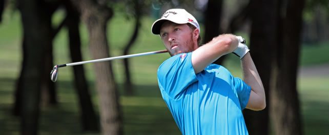 LIMA, PERÚ ENERO 14, 2014: El español Jacobo Pastor en acción durante la ronda de apertura del primer Torneo de Clasificación para la temporada 2014 del NEC Series-PGA TOUR Latinoamérica en el Country Club La Planicie en Lima, Perú.(Walter Mendiola/PGA TOUR)