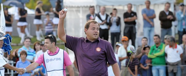 CÓRDOBA, ARGENTINA - ABRIL 19, 2014: El argentino Fermín Noste durante la tercera ronda del 83° Abierto OSDE del Centro presentado por FiberCorp en el Córdoba Golf Club en Córdoba, Argentina. Enrique Berardi/PGA TOUR