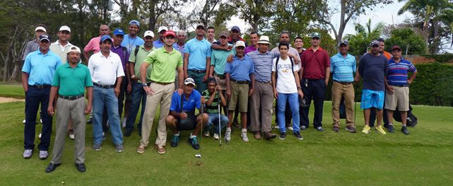 Participantes del 3er módulo sobre técnicas de golf en VAGC