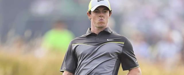 Rory McIlroy en hoyo 7 (cortesía Stuart Franklin / Getty Images).