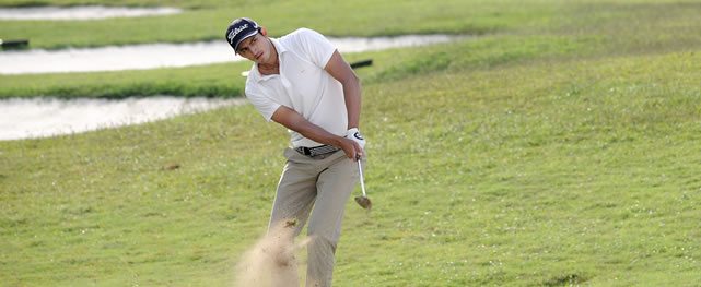 David Vanegas en la cancha (cortesía PGA LA / E. Berardi)