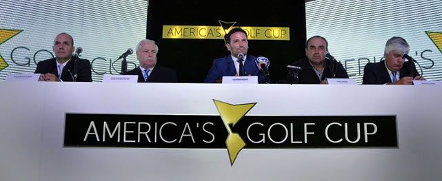 Conferencia de Prensa - Lanzamiento Bridgestone America's Golf Cup