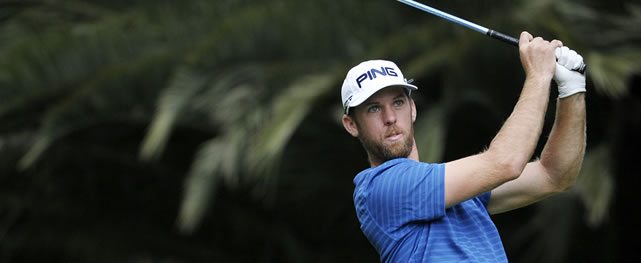 ESTADO DE MEXICO, MEXICO - OCTOBER 18:Chris Gilman of the U.S tees off on the14th hole during the third round of the 56ºTransAmerican Power Products CRV Mexico Open presented by Heineken at Club de Golf Chapultepec on October 18, 2014 in Estado de Mexico, Mexico. (Photo by Enrique Berardi/PGA TOUR)