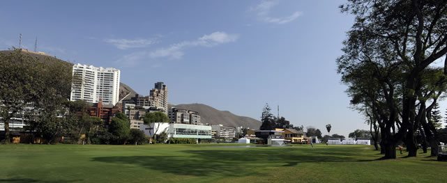 LIMA, PERU - OCTOBER 28: A course scenic 18th hole during practice for the Lexus Perú Open presentado por Scotiabank at Los Inkas Golf Club on October 29, 2014 in Lima, Peru. (Photo by Enrique Berardi/PGA TOUR)
