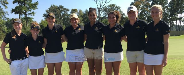 Saraid Ruíz & Equipo Tyler Junior College Apache Ladies gana el TJC Fall Intercollegiate Golf Tournament Eagle's Bluff CC, Bullard (cortesía www.etfinalscore.com)