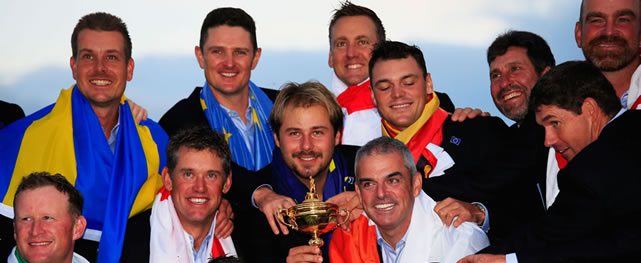 Lección de la Ryder Cup 2014 (cortesía Jamie Squire / Getty Images Sport)
