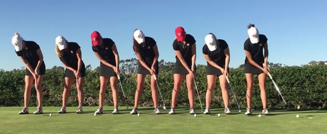 Video, las chicas de San Diego University se divierten y demuestran su dominio en el golf