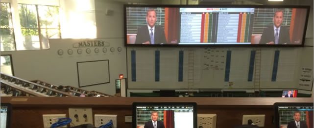 Centro de Prensa (cortesía © Augusta National)