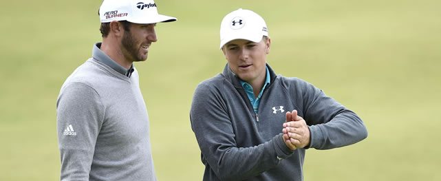 Dustin Johnson & Jordan Spieth (cortesía usatoday.com)