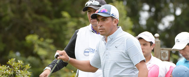 BOGOTA, COLOMBIA - SEPTEMBER 18: Jaime Clavijo of Colombia tee off on the first hole during the second round of the PGA TOUR Latinoamerica Volvo Colombian Classic presentado por Arturo Calle at Club Campestre El Rancho on September 18, 2015 in Bogota, Colombia. (Enrique Berardi/PGA TOUR)