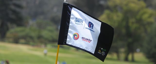 QUITO, ECUADOR - SEPTEMBER 08: Flag during practice for the PGA TOUR Latinoamerica All you need is Ecuador Open at Quito Golf and Tennis Club on September 9, 2015 in Quito, Ecuador. (Enrique Berardi/PGA TOUR)