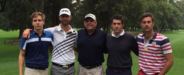 Carlos Ortiz estuvo practicando la cancha del Club Campestre de la Ciudad de México, sede del torneo. Cortesía FMG