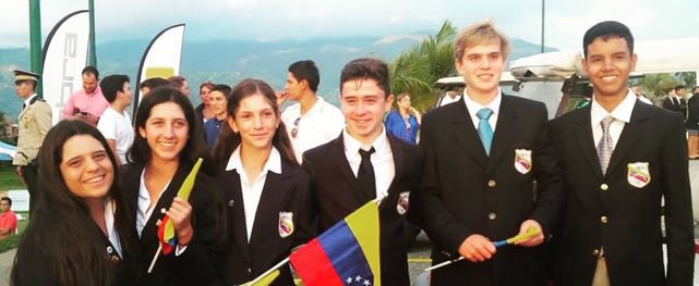 El seleccionado venezolano encabezado por el catire Konrad Brauckmeyer quien destaca en el Suramericano Prejuvenil de golf