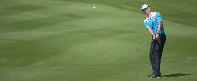 MÉRIDA, MÉXICO - OCTOBER 16: Daniel Stapff of Brazil hits from the fifth hole fairway during the second round of the PGA TOUR Latinoamerica Mundo Maya Open presentado por Heineken at Yucatán Country Club on October 16, 2015 in Mérida, Yucatán, México. (Enrique Berardi/PGA TOUR)