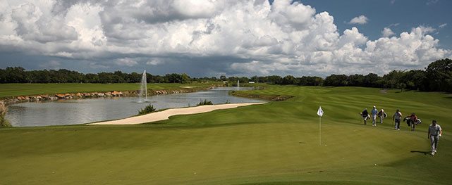 MÉRIDA, MÉXICO - OCTOBER 14: A course scenic view of the ninth hole during practice for the PGA TOUR Latinoamerica Mundo Maya Open presentado por Heineken at Yucatán Country Club on October 14, 2015 in Mérida, Yucatán, México. (Enrique Berardi/PGA TOUR)