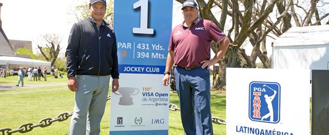 Ángel Cabrera y Fabián Gómez, candidatos en el Jockey / Gentileza: Enrique Berardi/PGA TOUR