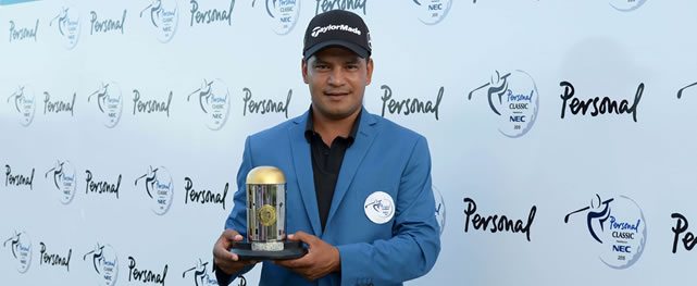 Fabián Gómez volvió a demostrar su jerarquía y retuvo el título del Personal Classic presentado por NEC de manera consecutiva / Gentileza: Enrique Berardi/PGA TOUR