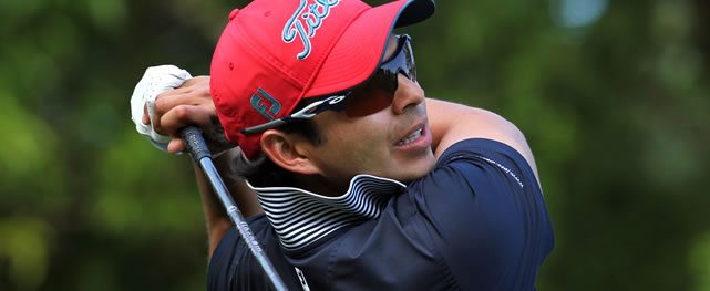 DORADO, PUERTO RICO - DECEMBER 03: Guatemala's Jose Toledo watches his shot on the 3rd tee during the first round of the PGA TOUR Latinoamerica Tour Championship presented by FirstBank at TPC Dorado Beach Resort on December 3, 2015 in Dorado, Puerto Rico (Ricardo Arduengo/PGA TOUR)