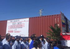 Contenedor con piezas para exportación-Toyota de Venezuela