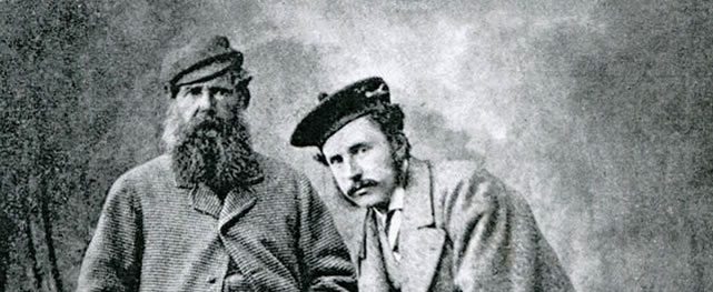 Tom Morris Sr. & Jr (cortesía www.thegolfballfactory.com)