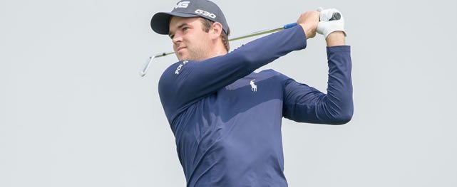El canadiense Corey Conners, de 24 años, lidera con 8-bajo par a falta de 15 hoyos. (Josh Schaefer/PGA TOUR)