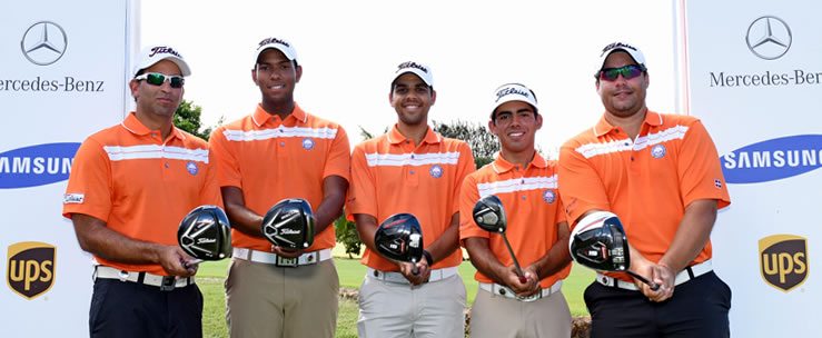Los jugadores dominicanos listos para el Latin America Amateur Championship 2016 en Casa de Campo / Gentileza Enrique Berardi/LAAC