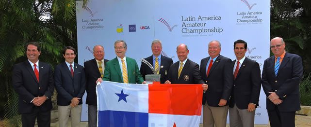 Representantes de Panamá con los Fundadores del LAAC en Dominicana