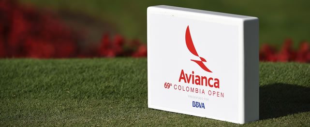 RIONEGRO, COLOMBIA - FEBRUARY 23: Course signage during practice for the 69th Avianca Colombia Open presented by BBVA at Club Campestre de Medellin Llano Grande on February 23, 2016 in Rionegro, Colombia (Enrique Berardi/PGA TOUR)
