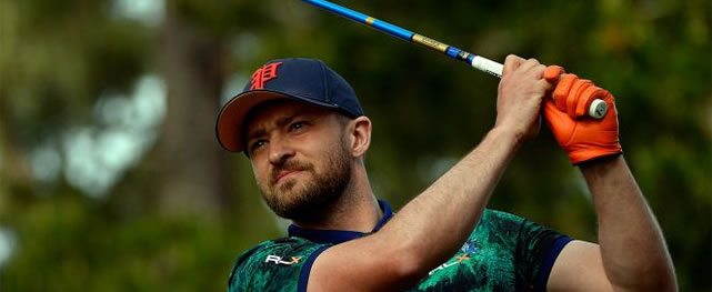 Timberlake canta y baila en el Pebble Beach ProAm www.foxsports.com)