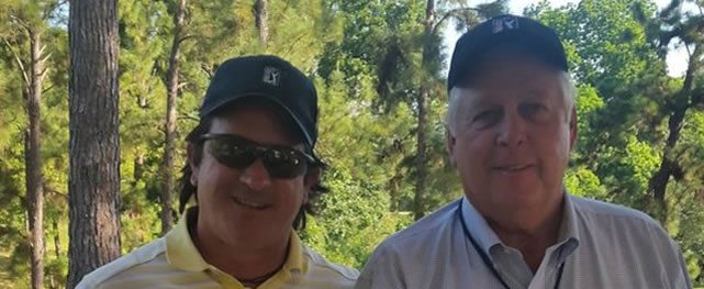 Laureano Vallenilla y Jay Sporl (cortesía Thompson Golf Europe)