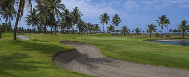 MAZATLAN, MEXICO - MAY 25: A course scenic view of the 11th hole during practice for the PGA TOUR Latinoamérica Mazatlan Open, at Estrella del Mar Golf & Beach, on May 25, 2016 in Mazatlan, Mexico. (Enrique Berardi/PGA TOUR)