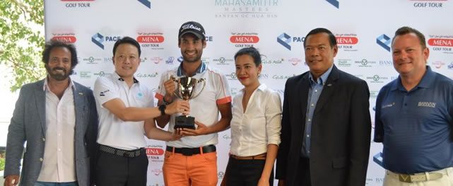 Chileno Antonio Costa en el Masters de Tailandia (cortesía menagolftour.com)