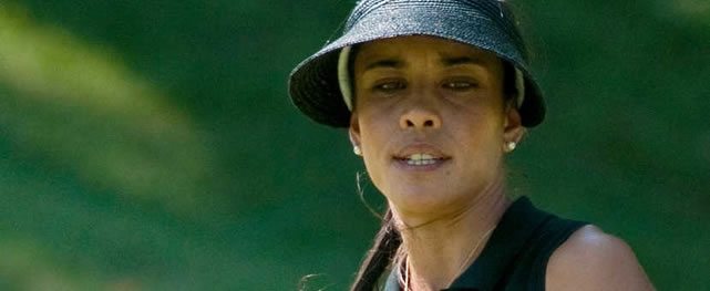 Verónica Felibert y Jhonattan Vegas sin mucha suerte este fin de semana (cortesía onlineathens.com)