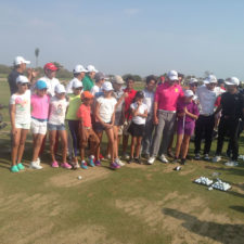 Clínica de golf en el Servientrega Championship by Efecty