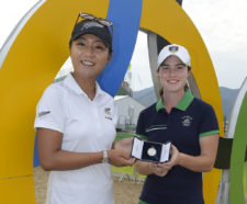 Lydia Ko y Leona Maguire (cortesía Stan Badz/PGA TOUR/IGF)