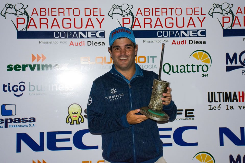 Horacio León (CHI) es el nuevo campeón del Abierto del Paraguay Copa NEC presentado por Diesa Audi