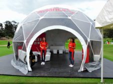 La diversión de posar para Fairway en el Colombia Open