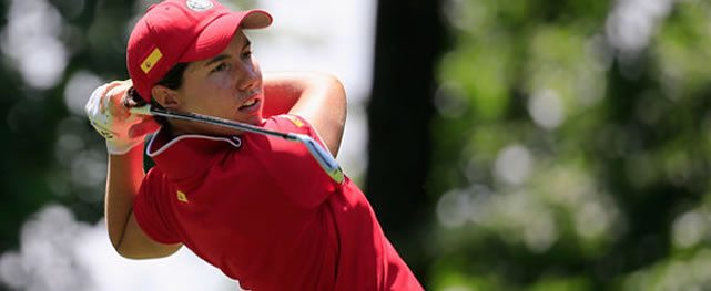 Carlota Ciganda. Me he imaginado más de una y dos veces en el podio con el himno... © Golffile