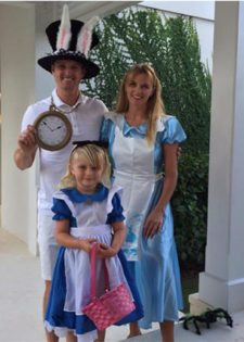 Justin Rose y famila (cortesía Instagram)