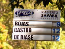 Otto Solís ganó e igualó récord en X Abierto Sambil de Golf