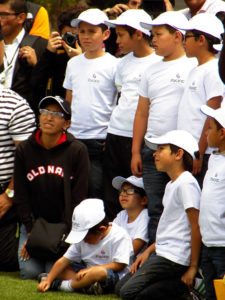 Posando para Fairway desde Bogotá