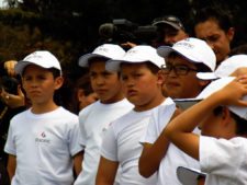 Posando para Fairway desde Bogotá