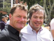 Posando para Fairway desde Bogotá