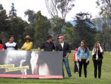 Posando para Fairway desde Bogotá