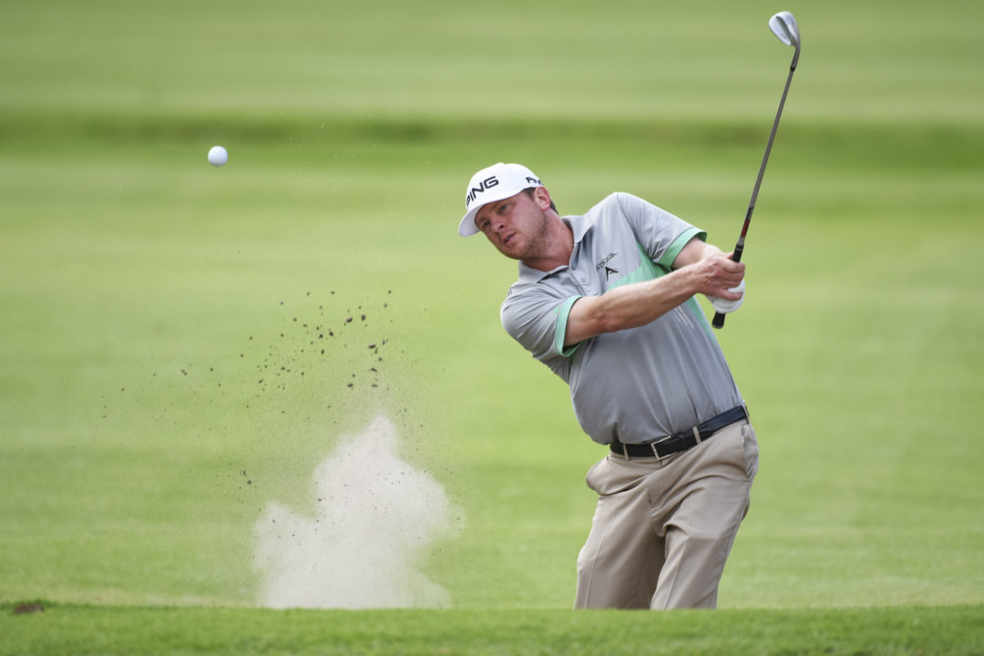 QUITO, Ecuador – SEP. 16, 2016 – El estadounidense Nathan Lashley durante la tercera ronda de la Copa Diners Club International que se juega en el Quito Tenis y Golf Club. (Enrique Berardi/PGA TOUR)