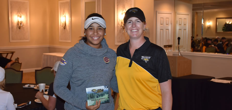 Saraid Ruiz 2do lugar en el Tignanelli Invitational (cortesía bcuathletics.com)